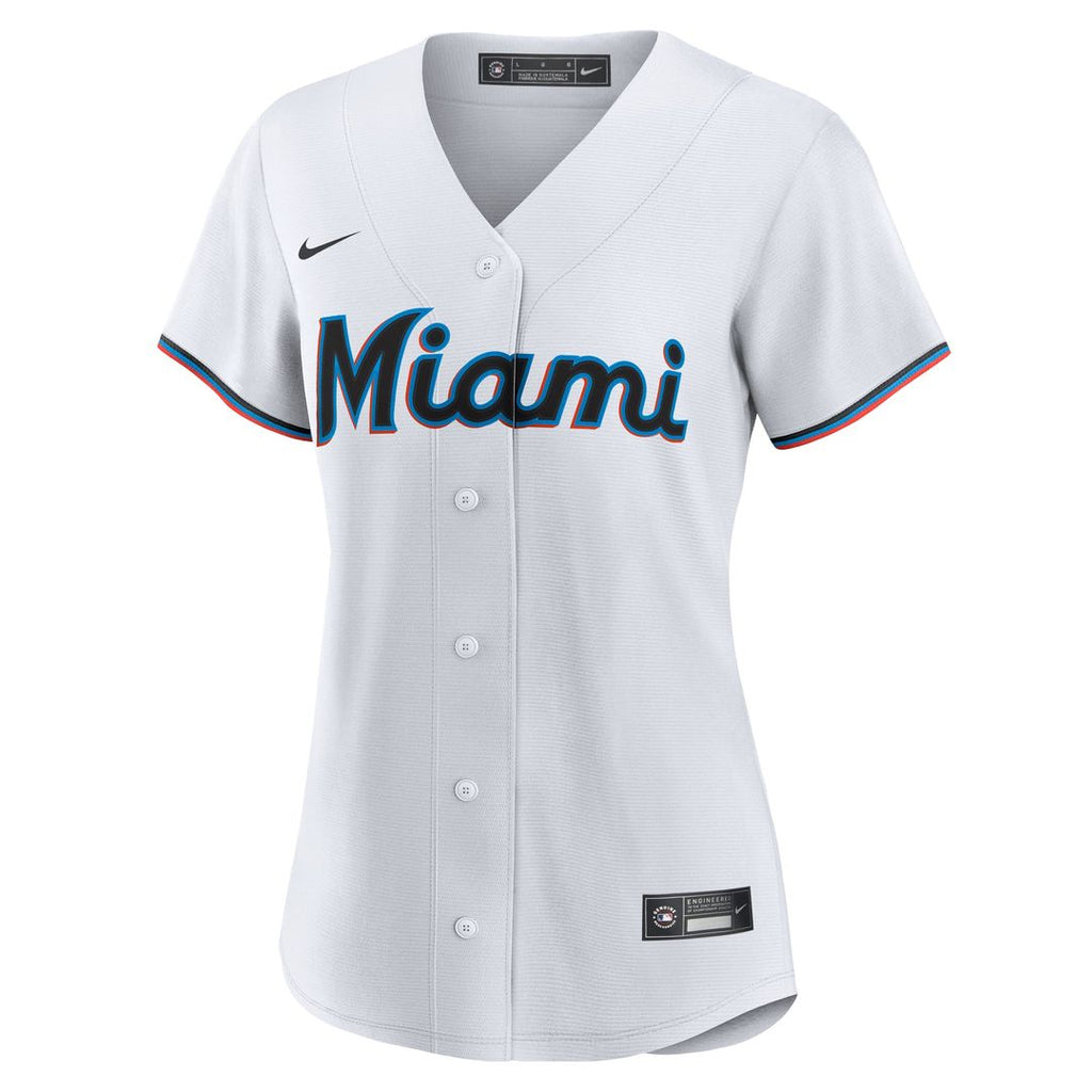 Miami Marlins Griffin Conine Women's Home Replica Jersey (White)