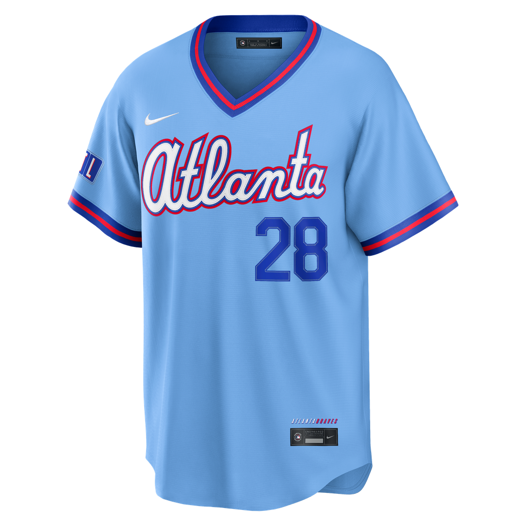 Atlanta Braves Matt Olson 2026 City Connect Stadium Jersey (Powder Blue)