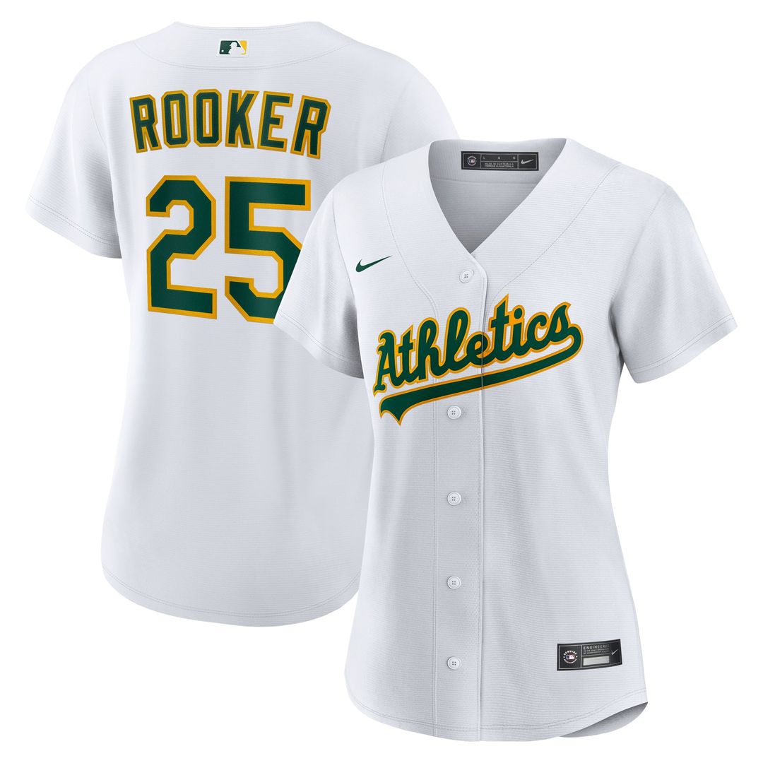Athletics Brent Rooker Women's Home Replica Jersey (White)