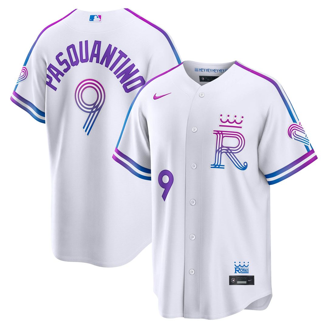 Kansas City Royals Vinnie Pasquantino 2026 City Connect Stadium Jersey (White)