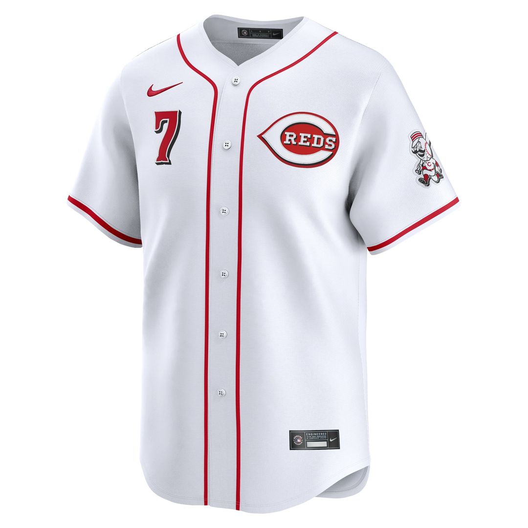 Cincinnati Reds Spencer Steer Home Limited Jersey (White)