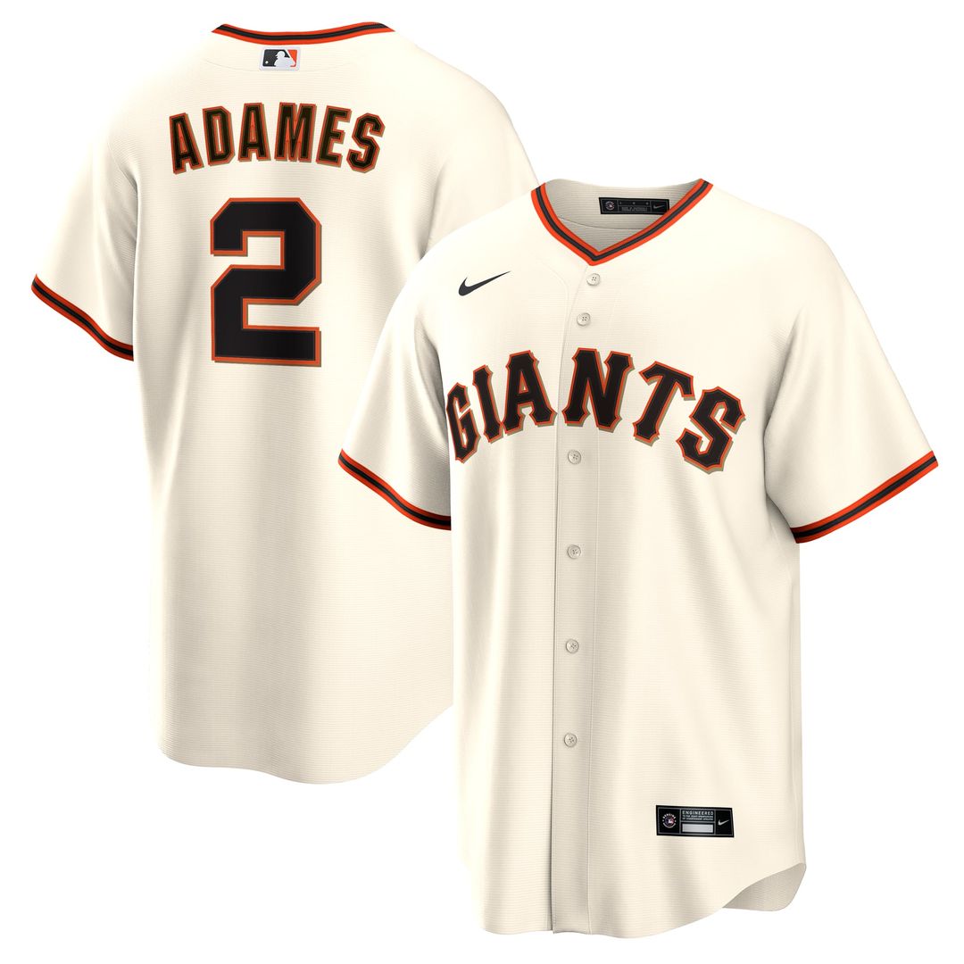 San Francisco Giants Willy Adames Home Replica Jersey (Cream)