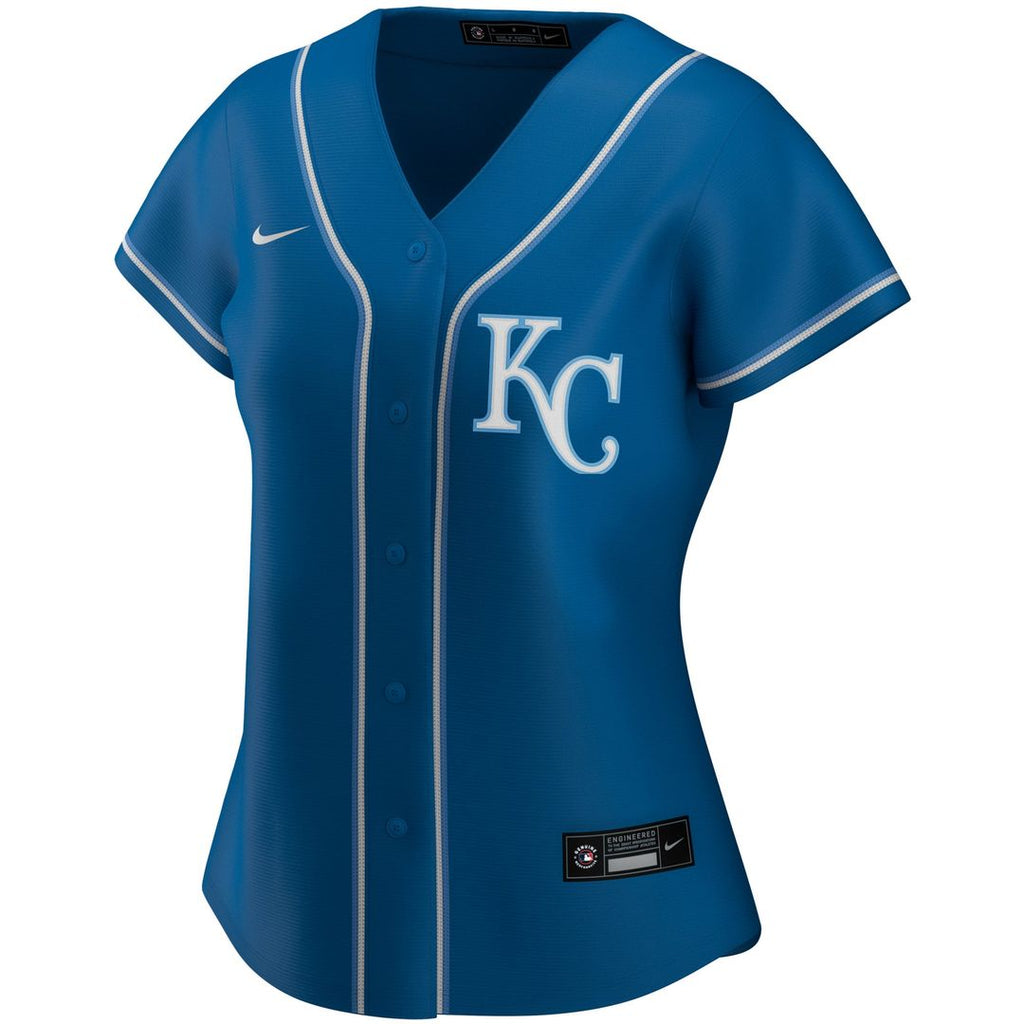 Kansas City Royals Women's Home Replica Team Logo Jersey (White)