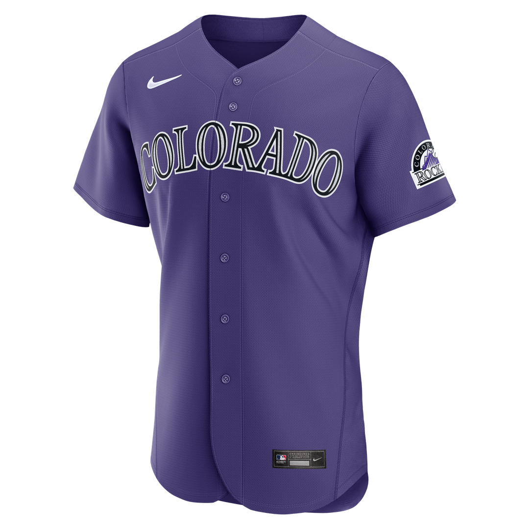Colorado Rockies Alternate Authentic Jersey (Purple)