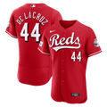 Cincinnati Reds Elly De La Cruz Alternate Authentic Sponsor Patch Jersey (Red)