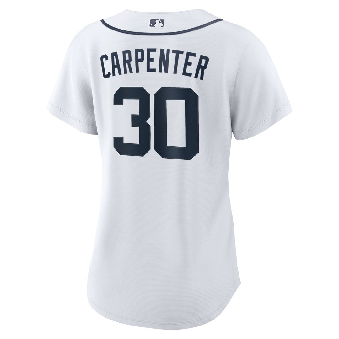 Detroit Tigers Kerry Carpenter Women's Home Replica Jersey (White)
