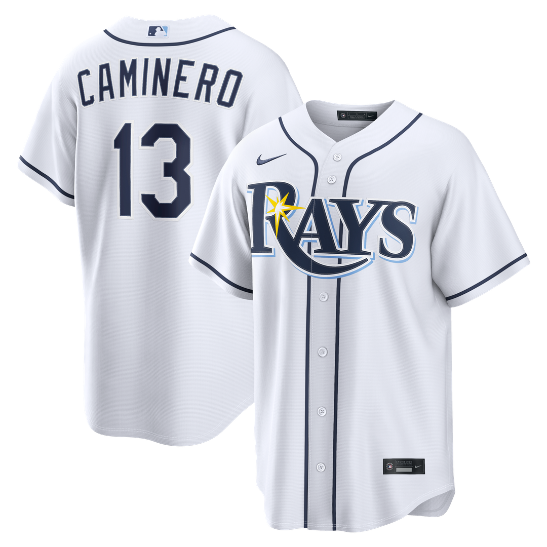 Tampa Bay Rays Junior Caminero Home Replica Jersey (White)