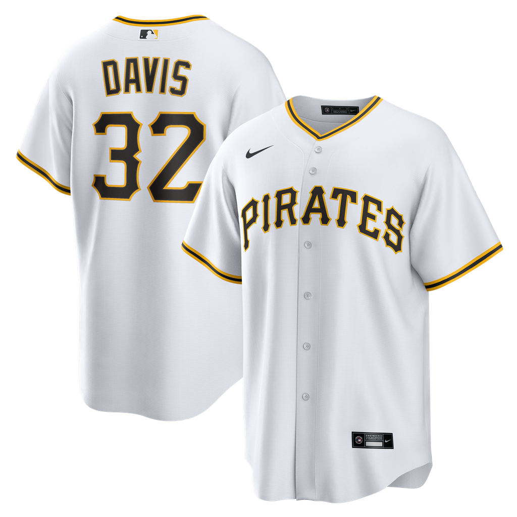 Pittsburgh Pirates Henry Davis Home Replica Jersey (White)