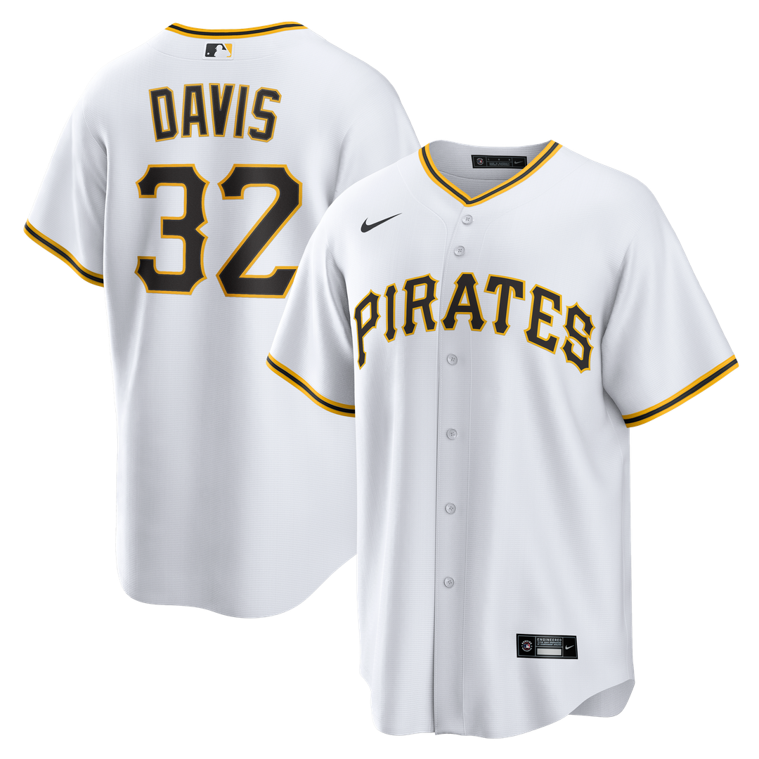 Pittsburgh Pirates Henry Davis Home Replica Jersey (White)