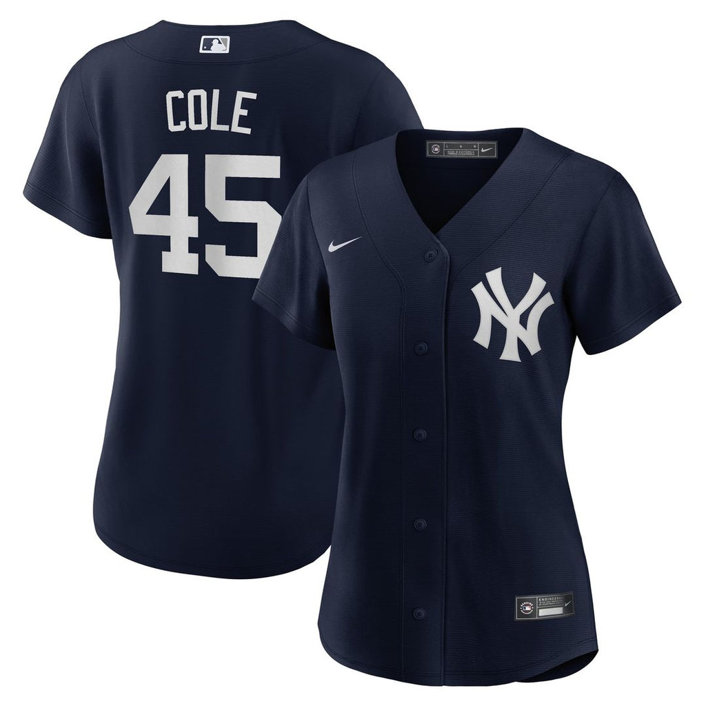 New York Yankees Gerrit Cole Women's Alternate Replica Jersey (Navy)