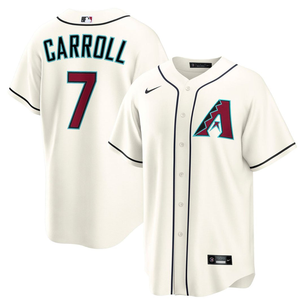 Arizona Diamondbacks Corbin Carroll Home Replica Jersey (Cream)