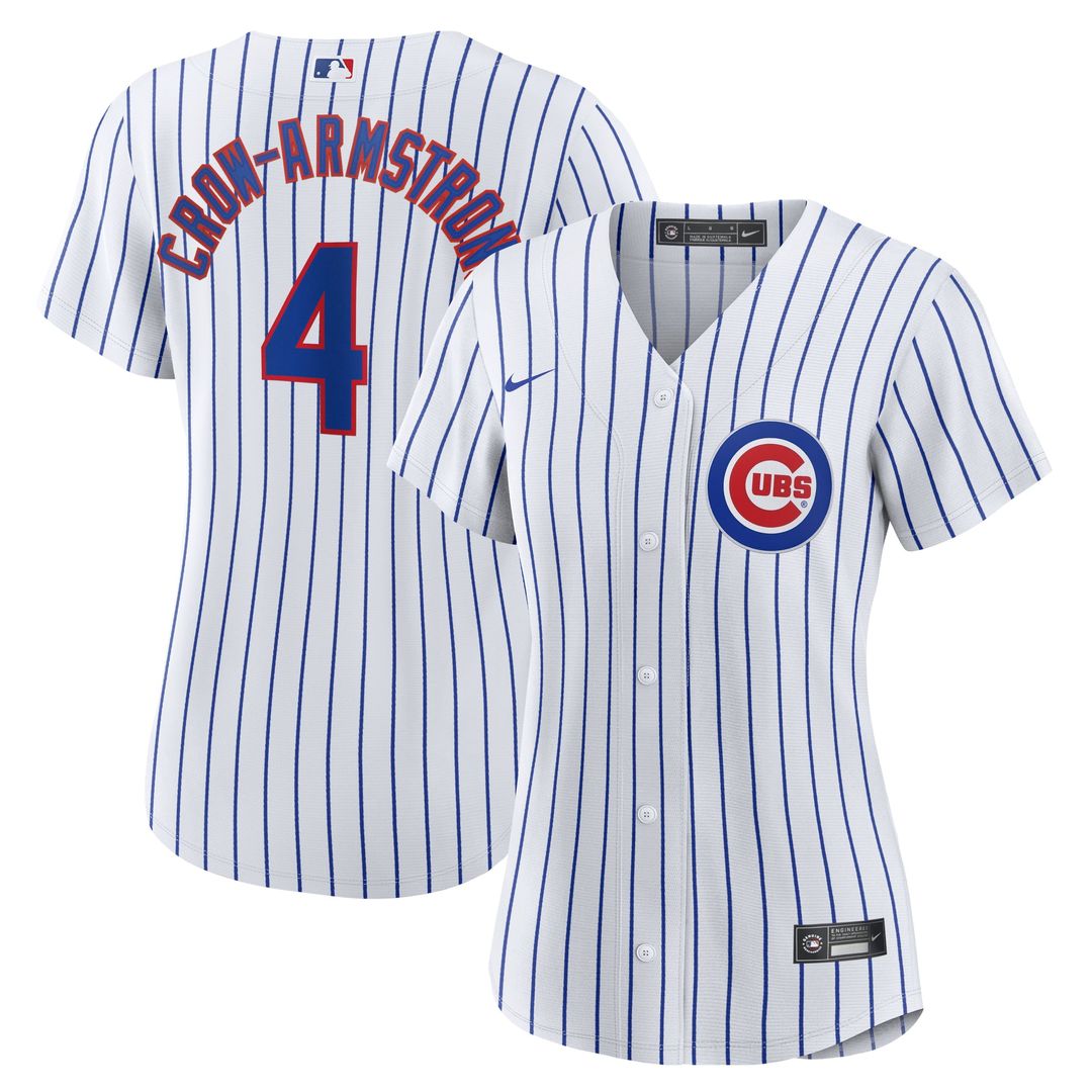 Chicago Cubs Pete Crow - Armstrong Women's Home Replica Jersey (White)