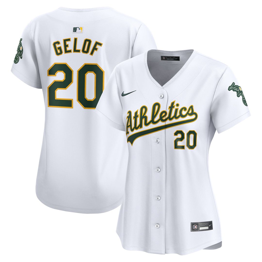 Athletics Zack Gelof Women's Home Limited Jersey (White)