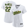 Athletics Jeff McNeil Women's Home Replica Jersey (White)