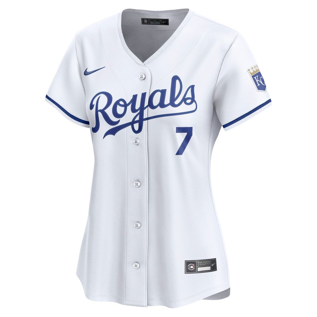 Kansas City Royals Bobby Witt Jr. Women's Home Limited Jersey (White)