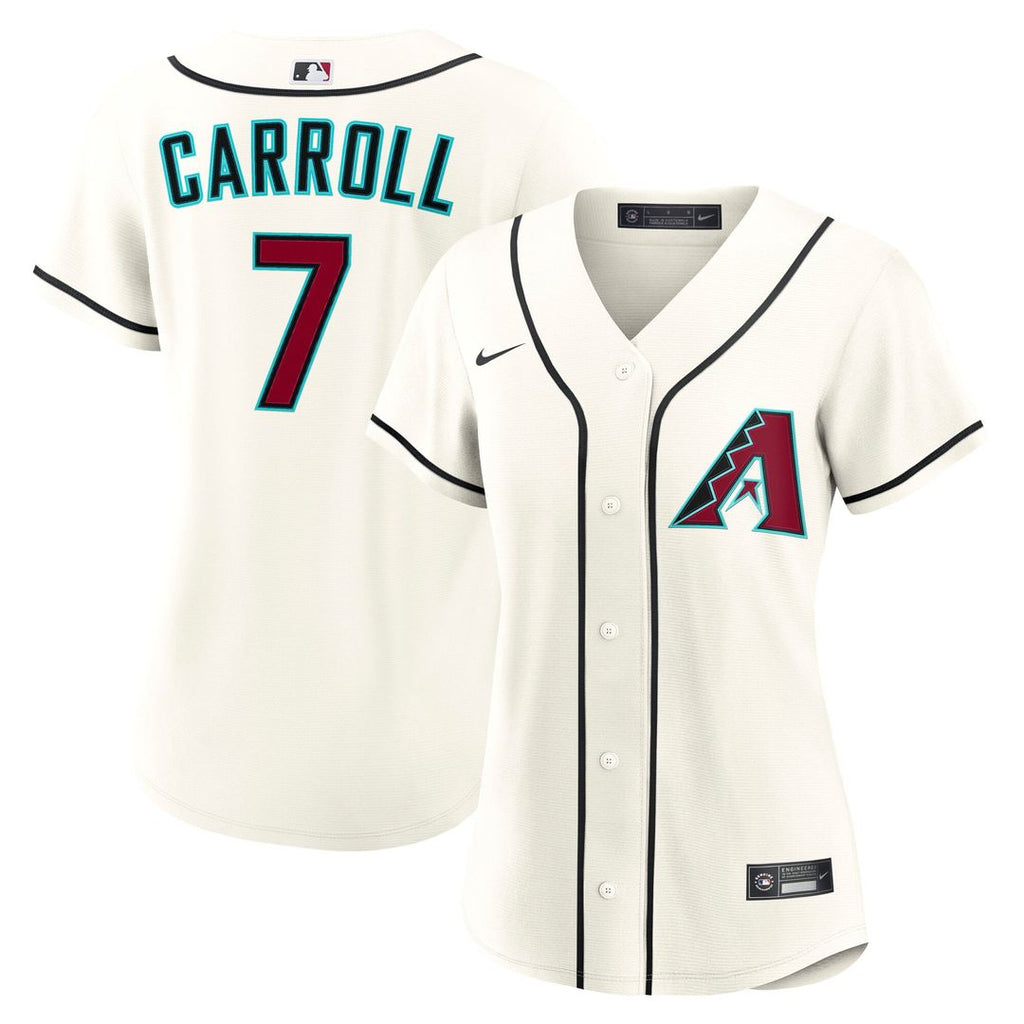 Arizona Diamondbacks Corbin Carroll Women's Home Replica Jersey (Cream)