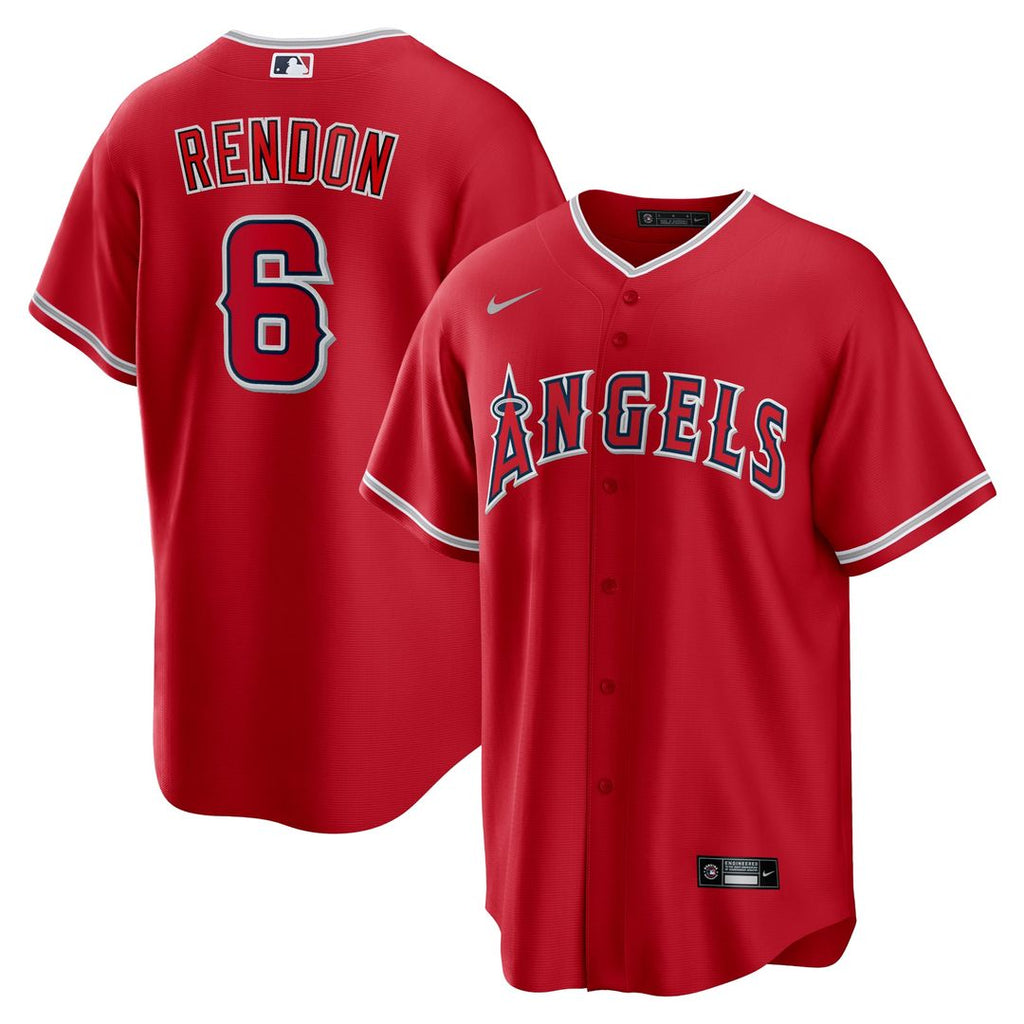 Los Angeles Angels Anthony Rendon Alternate Replica Player Name Jersey (Red)
