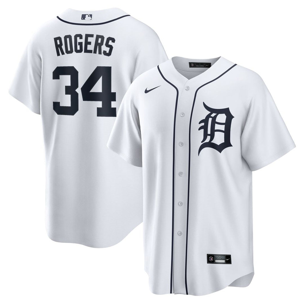 Detroit Tigers Jake Rogers Home Replica Jersey (White)