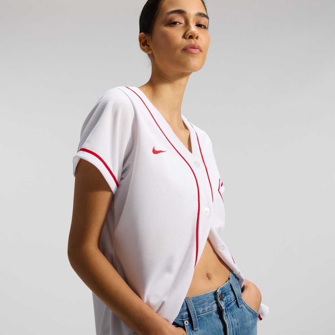 Cincinnati Reds Elly De La Cruz Women's Home Replica Jersey (White)