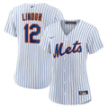 New York Mets Francisco Lindor Women's Home Replica Jersey (White)