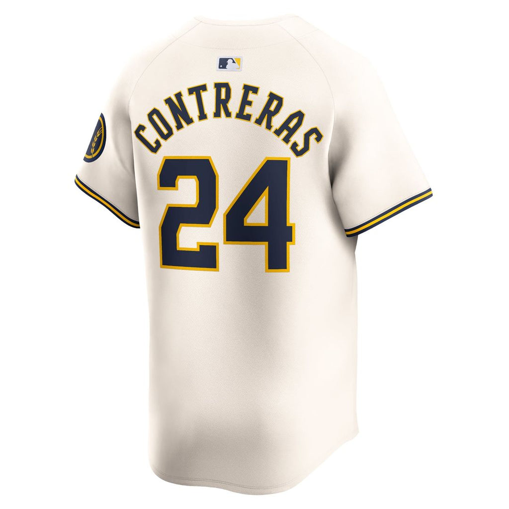 Milwaukee Brewers William Contreras Home Limited Jersey (Cream)
