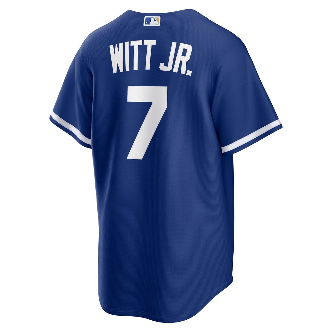 Kansas City Royals Bobby Witt Jr. Alternate Replica Jersey (Light Blue)