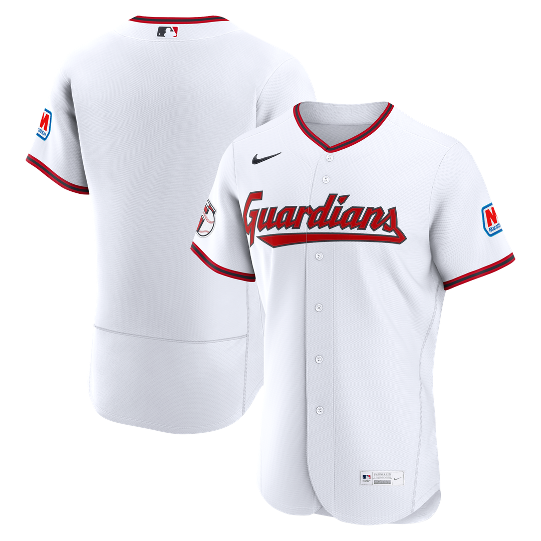Cleveland Guardians Home Authentic Jersey (White)