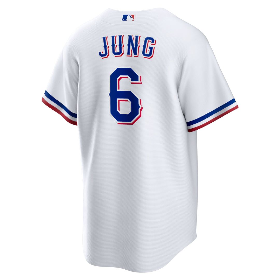 Texas Rangers Josh Jung Replica Jersey (White)