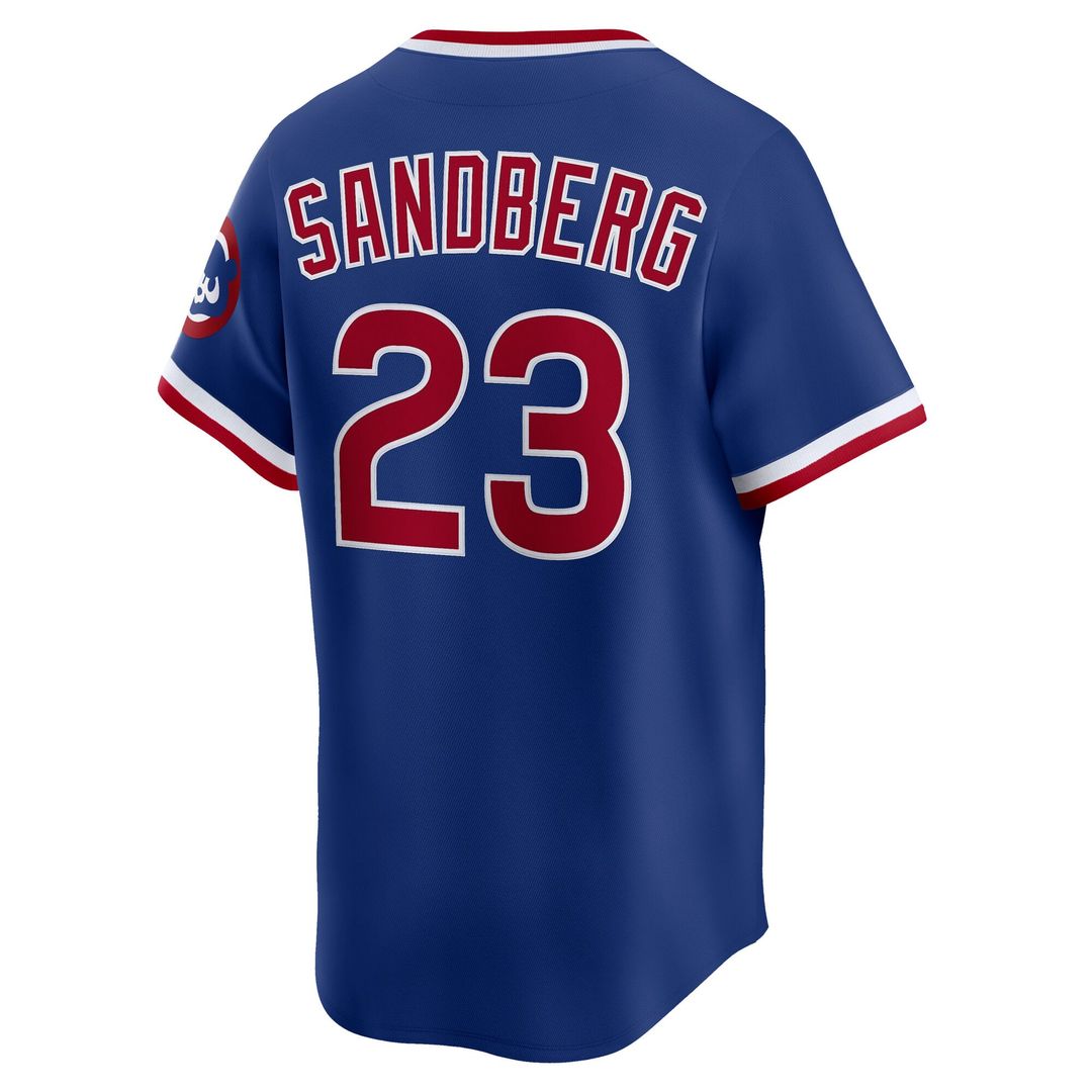 Chicago Cubs Ryne Sandberg Throwback Cooperstown Limited Jersey (Royal)