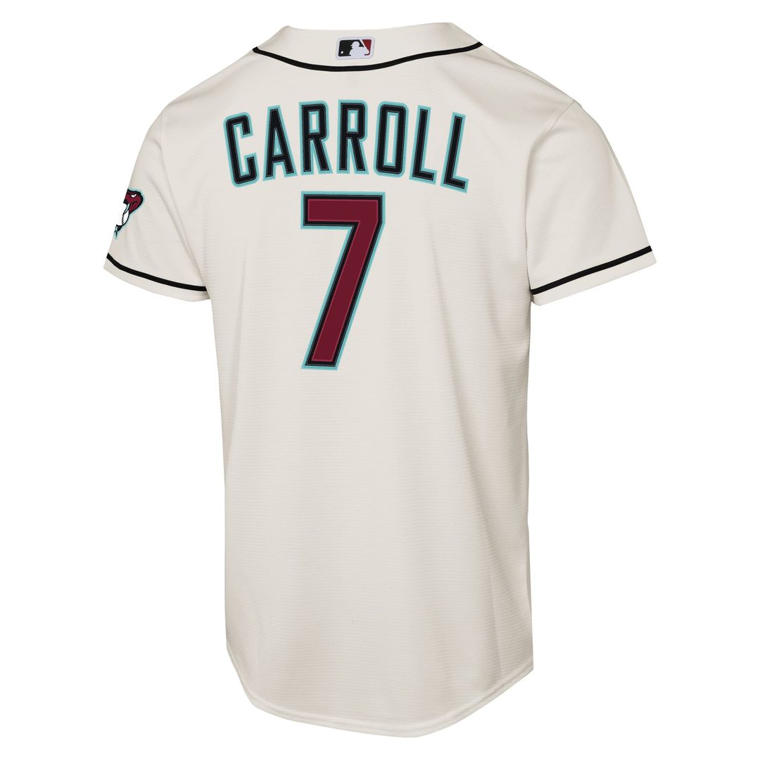 Arizona Diamondbacks Corbin Carroll Youth Home Stadium Jersey (Cream)
