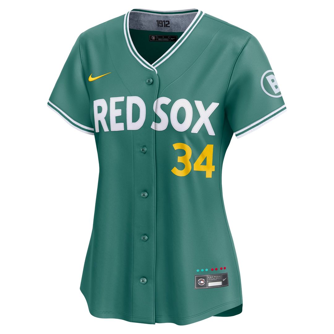 Boston Red Sox David Ortiz Women's 2025 City Connect Limited Retired Player Jersey (Green)