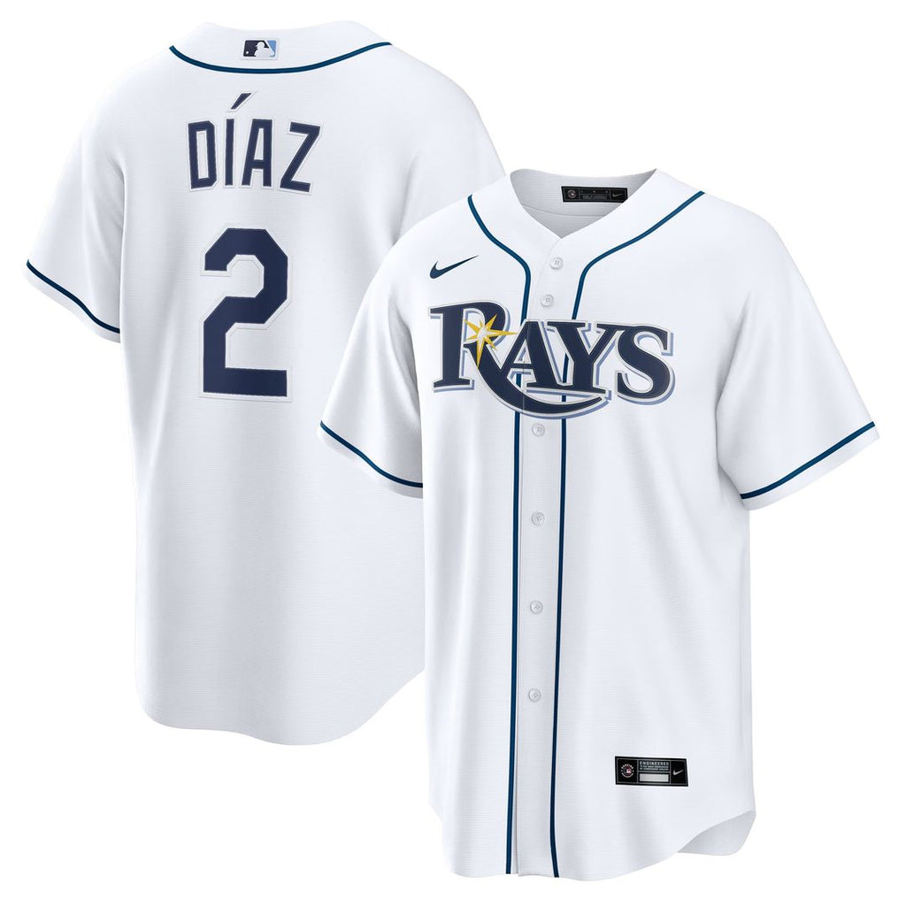 Tampa Bay Rays Yandy Díaz Home Replica Jersey (White)