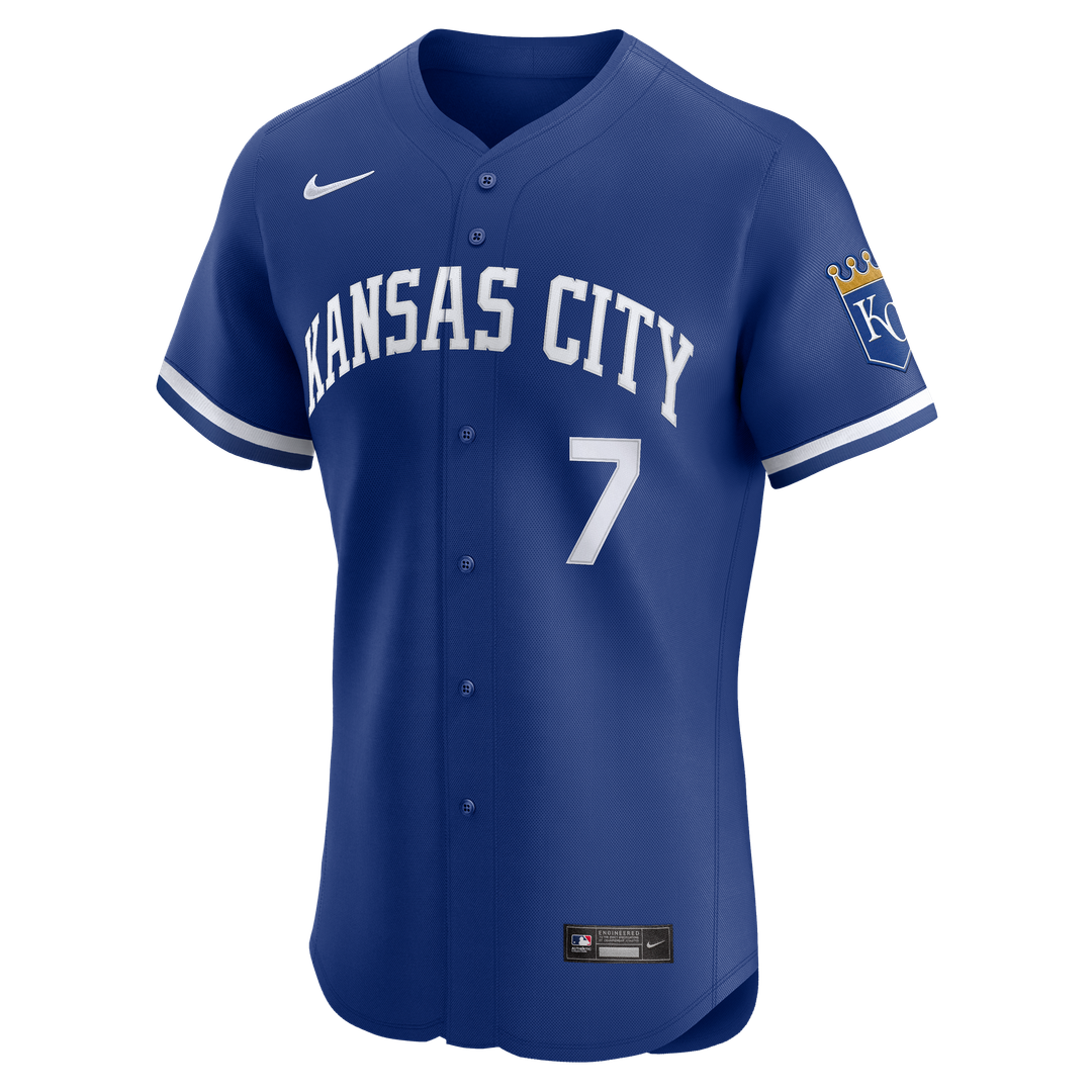 Kansas City Royals Bobby Witt Jr. Alternate 2 Elite Jersey (Royal)