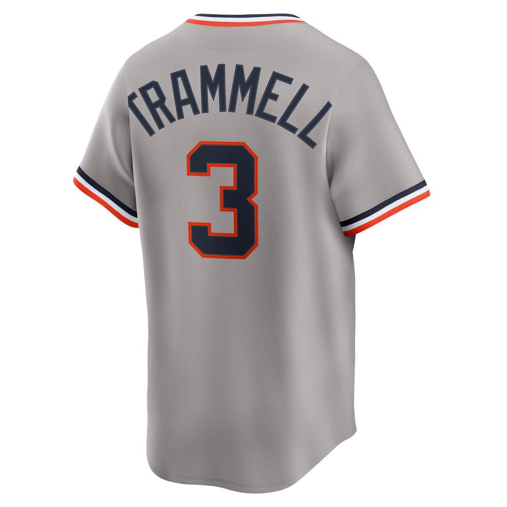 Detroit Tigers Alan Trammell Cooperstown Limited Jersey (Gray)