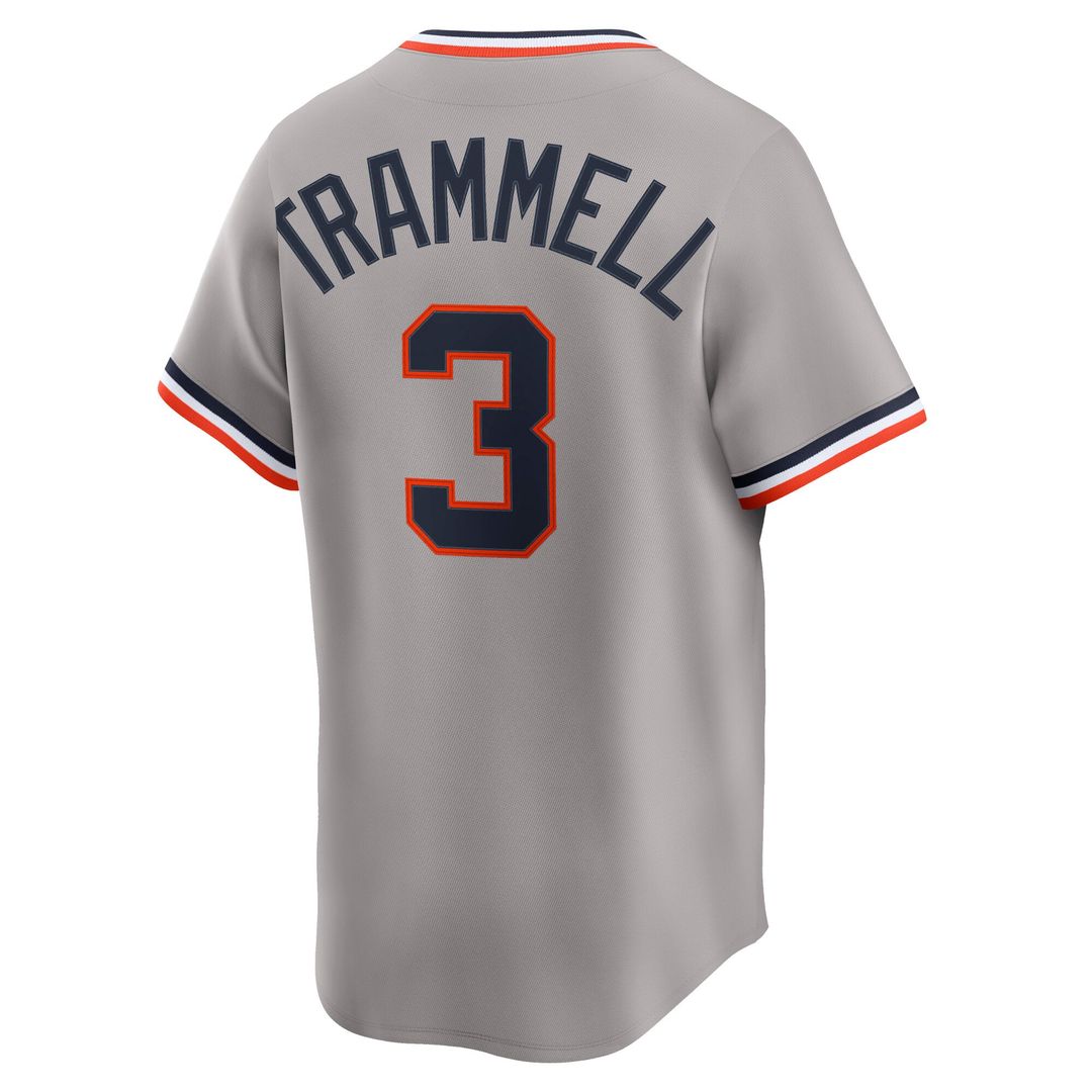 Detroit Tigers Alan Trammell Cooperstown Limited Jersey (Gray)