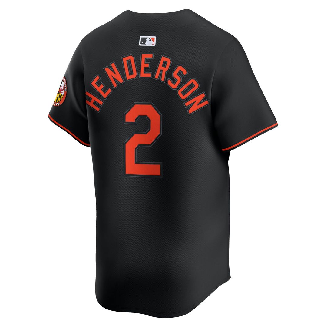 Baltimore Orioles Gunnar Henderson Alternate Limited Jersey (Black)