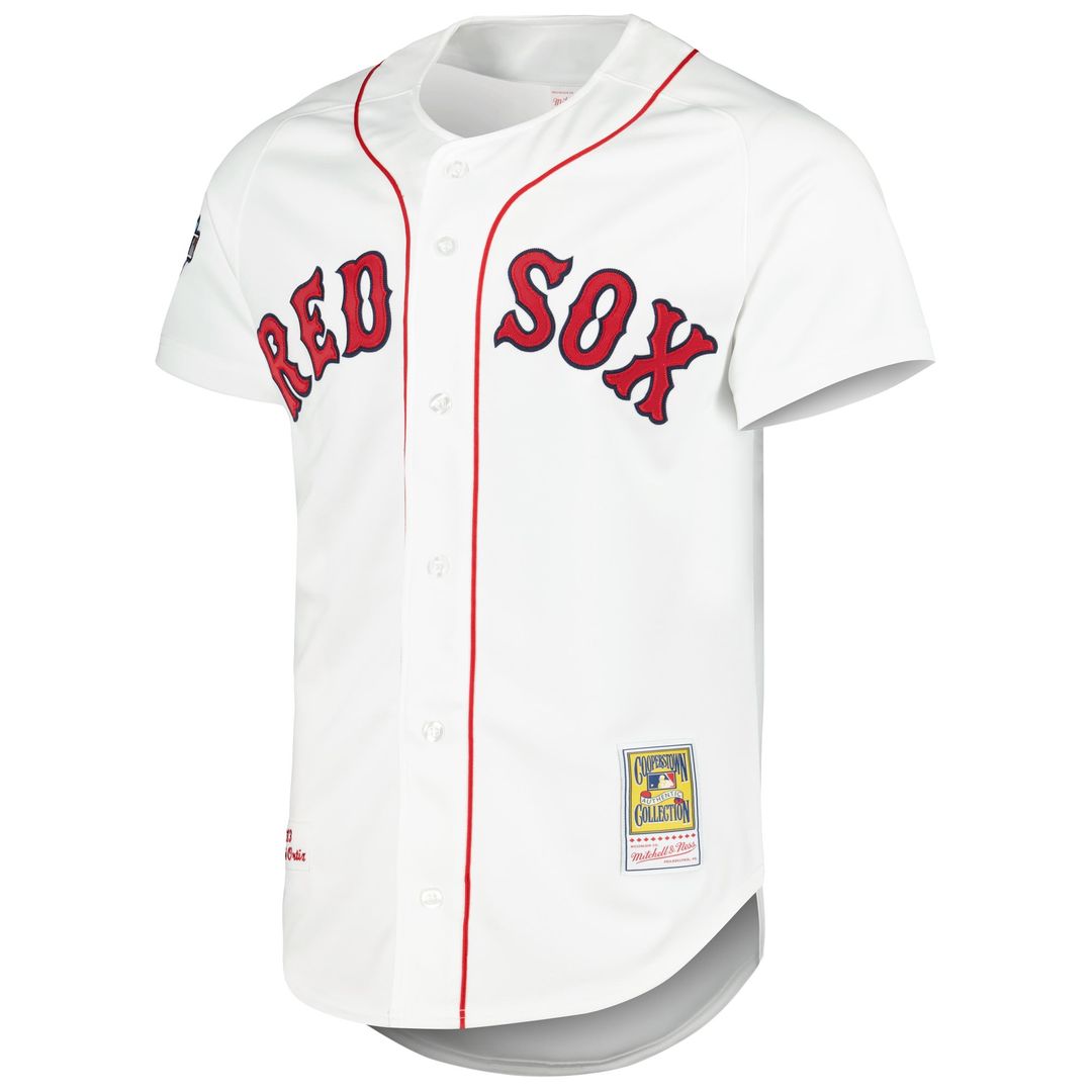Boston Red Sox David Ortiz Cooperstown Authentic Jersey (White)
