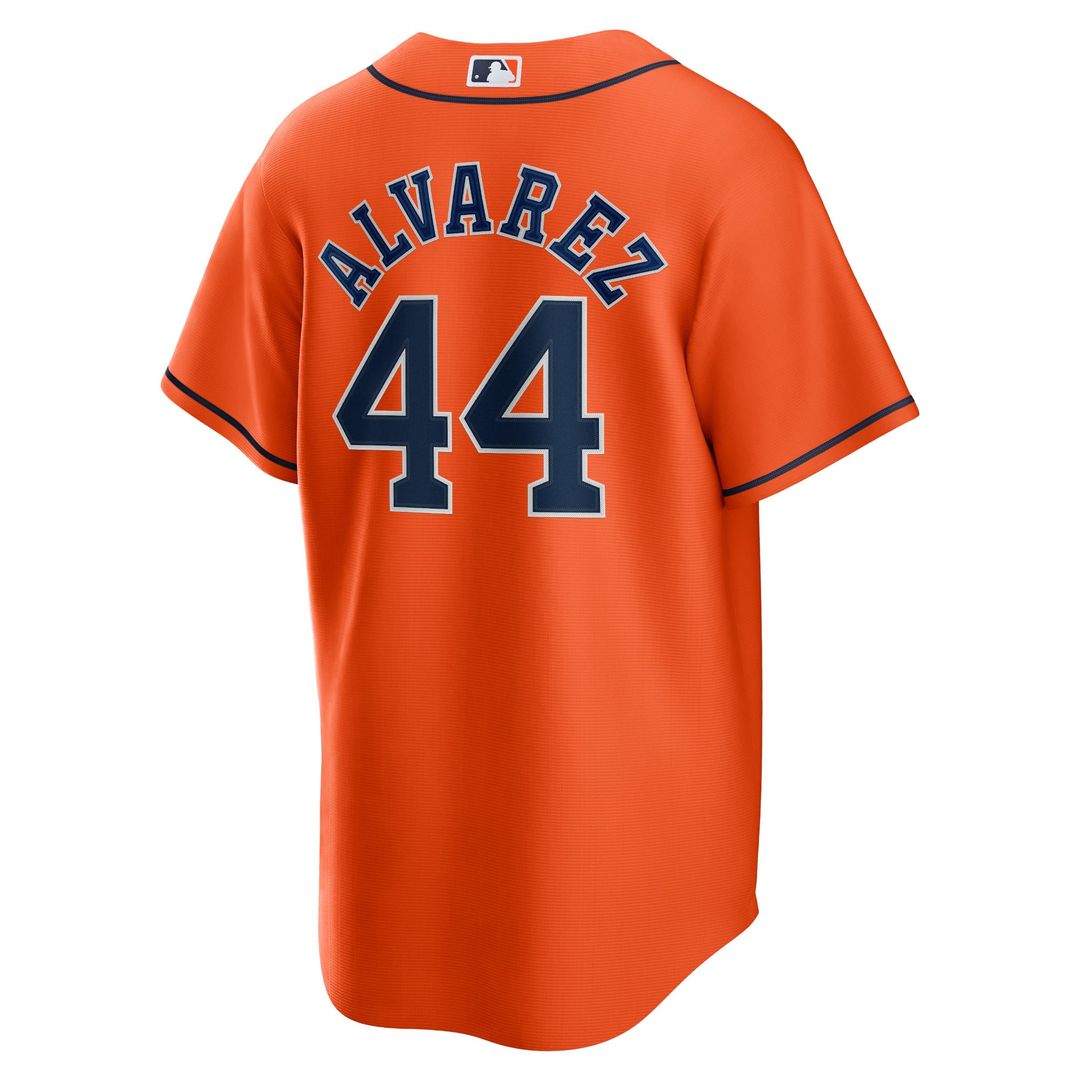 Houston Astros Yordan Álvarez Alternate Replica Jersey (Orange)