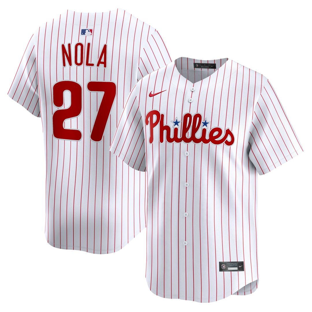 Philadelphia Phillies Aaron Nola Home Limited Jersey (White)