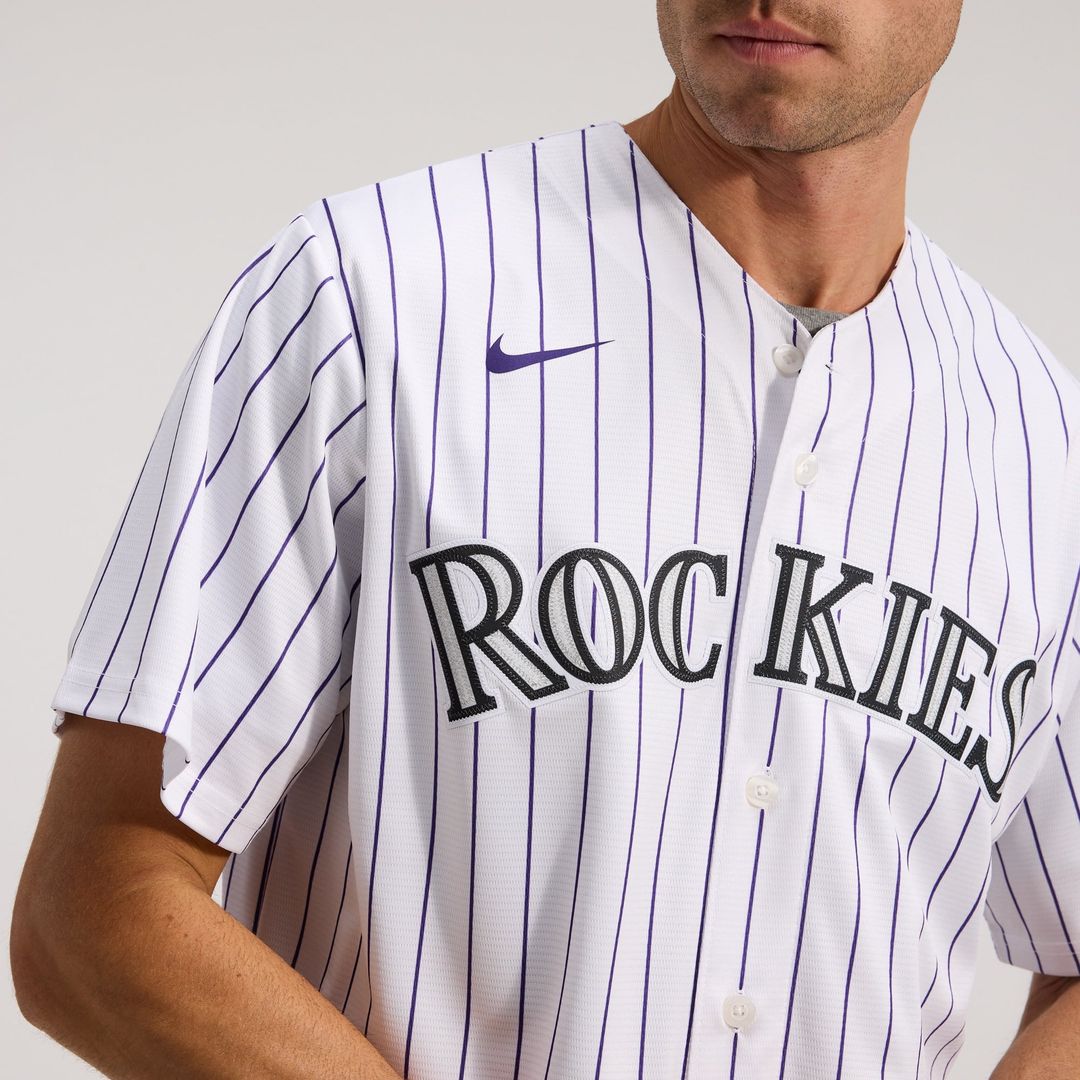 Colorado Rockies Home Replica Team Jersey (White)