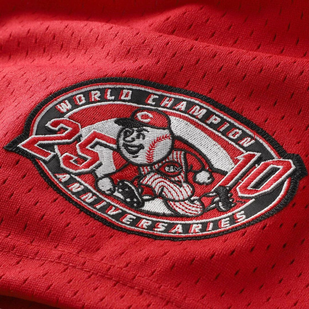 Cincinnati Reds Barry Larkin Throwback Cooperstown Mesh Batting Practice Jersey (Red)