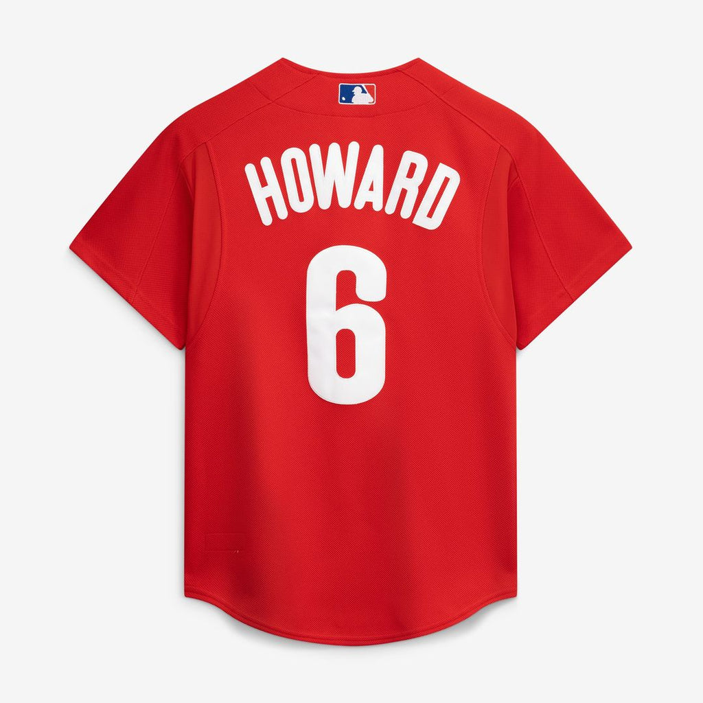 Philadelphia Phillies Ryan Howard Cooperstown Batting Practice Jersey (Red)