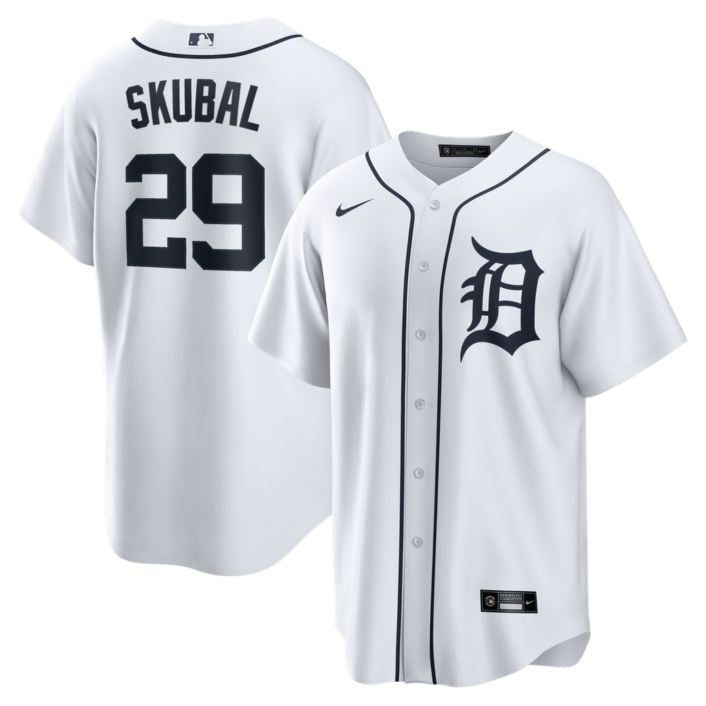 Detroit Tigers Tarik Skubal Home Replica Jersey (White)