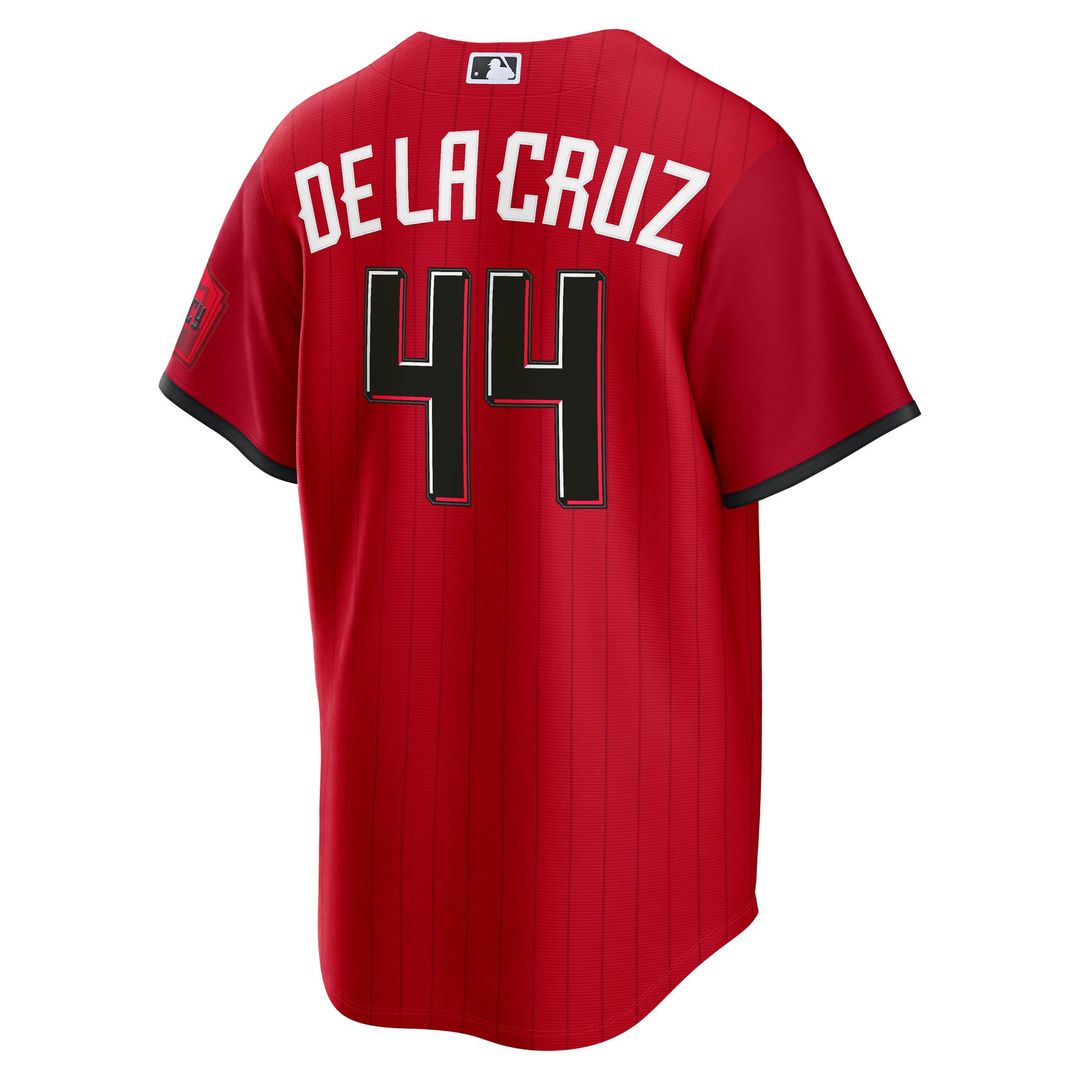 Cincinnati Reds Elly De La Cruz 2026 City Connect Stadium Jersey (Red)