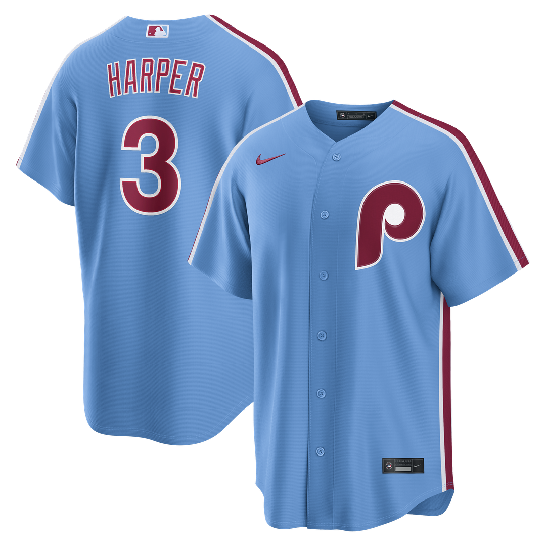 Philadelphia Phillies Bryce Harper Road Replica Jersey (Gray)