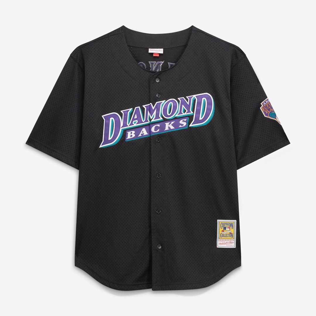 Arizona Diamondbacks Randy Johnson Big & Tall Cooperstown Mesh Batting Practice Jersey (Black)