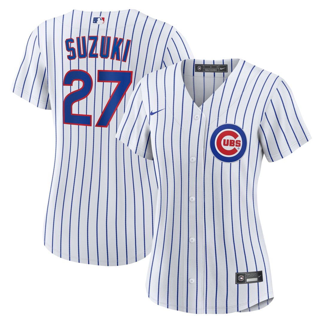 Chicago Cubs Seiya Suzuki Women's Home Replica Jersey (White)