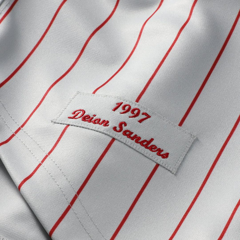 Cincinnati Reds Deion Sanders 1997 Authentic Jersey (Gray)
