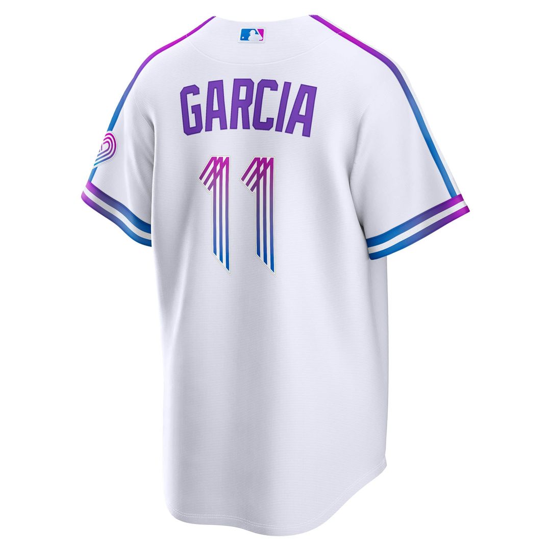 Kansas City Royals Maikel Garcia 2026 City Connect Stadium Jersey (White)