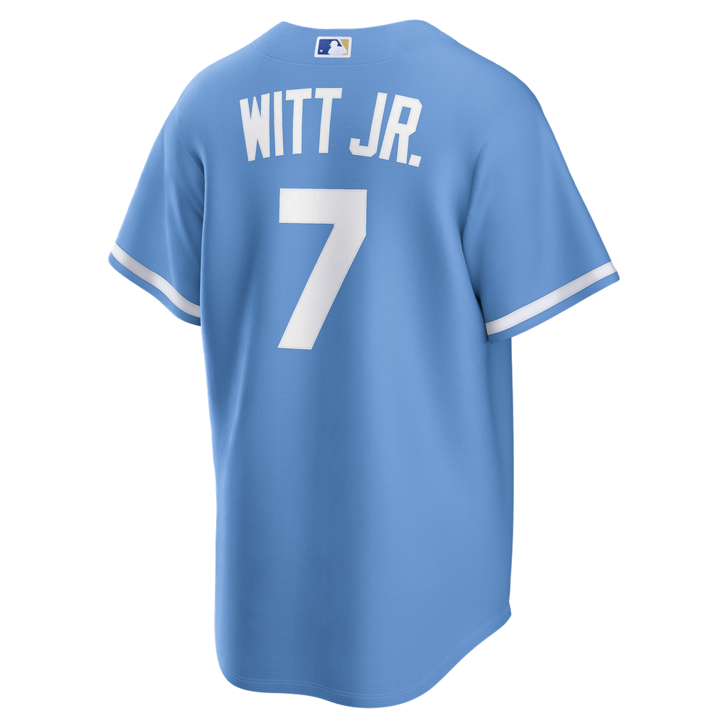Kansas City Royals Bobby Witt Jr. Alternate Replica Jersey (Light Blue)
